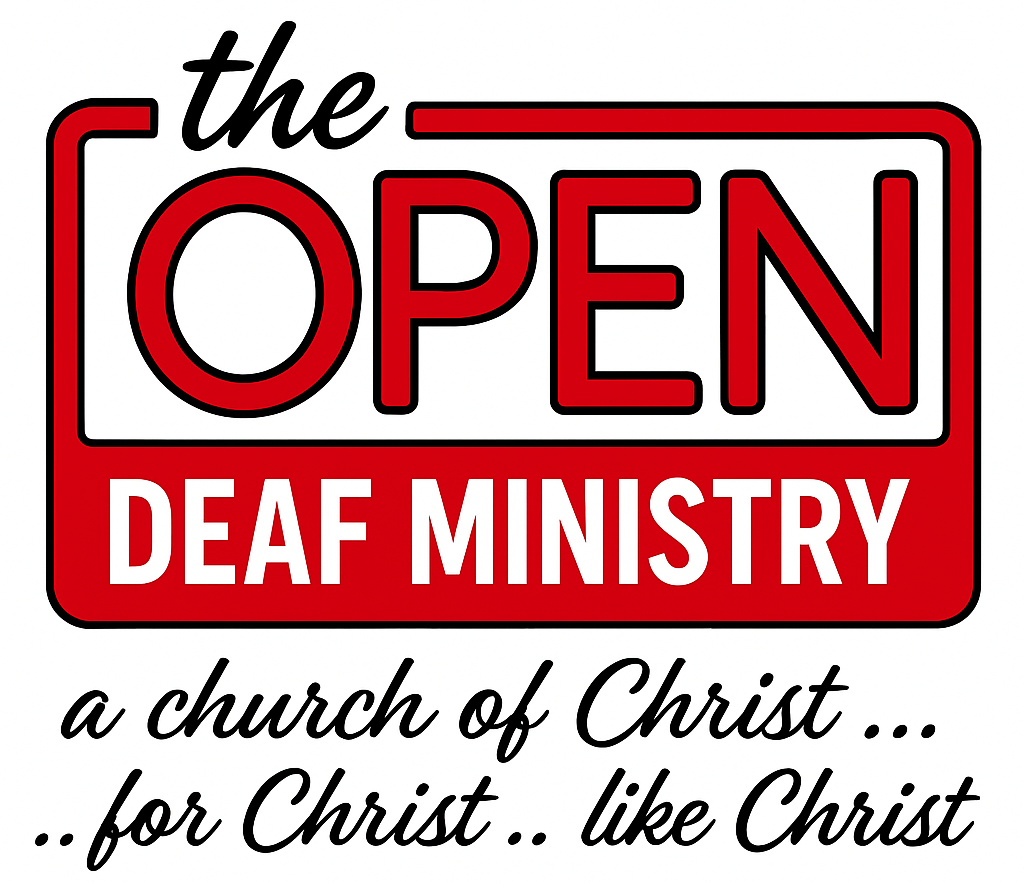 The OPEN Deaf Ministry Logo
