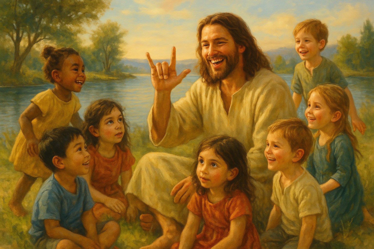 Jesus with Children